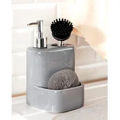 Madame Coco Dispenser za losion sa cetkom Andre, 12x11x20cm, Sivi
