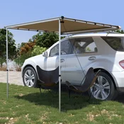 vidaXL Tenda za avtodom in počitniško prikolico 2,4x2x2,15 m bež