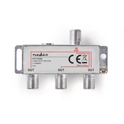 NEDIS F-razdjelnik, 1 ulaz - 3 izlaza, 5-862 MHz