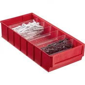 Allit 456551 Škatla za shranjevanje (D x Š x V) 185 x 400 x 81 mm Rdeča 1 KOS