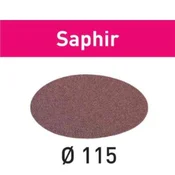 Brusni list Saphir STF D115/0 P50 SA/25 kos