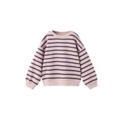 MANGO KIDS Pulover temno liila/roza