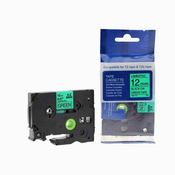 Toner123 Kompatibilen trak za Brother TZe-731/TZ-731/PT/P-Touch 12mm - črn izpis/zelen trak