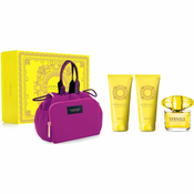 Set ženski parfem Versace Yellow Diamond EDT 4 Dijelovi