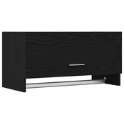 Ormaric Zidne Crni hrast 70 x 32,5 x 35 cm Konstruirano drvo