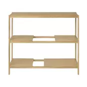 Regal v hrastovem dekorju v naravni barvi 105x92x40 cm Sukoya – Blomus