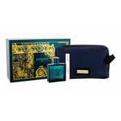 Versace Eros darilni set X. toaletna voda 100 ml + toaletna voda 10 ml + kozmetična torbica