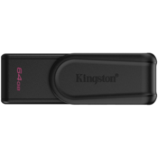 Kingston 64GB Portable USB 3.2 Gen 1 DataTraveler Exodia S (Black/Black)