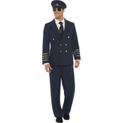 Fever Pilot Costume Navy Blue 28621 M