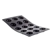 Silicone mould, 15 hemi-spheres, 30 x 17.5 cm – de Buyer