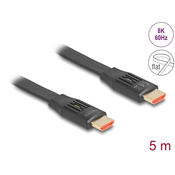 Delock Visokohitrostni ploščati kabel HDMI 48 Gb/s 8K 60 Hz 5 m
