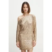 Obleka Marciano Guess GABBIE zlata barva, 5RGK69 6166A
