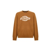 DICKIES Pulover Ruston karamel/bela