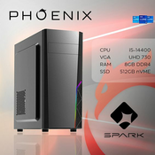 Računalo Phoenix SPARK Y-166 Intel i3 14100/8GB DDR4/NVMe SSD 512GB PC SPARK Y-166
