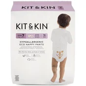 shumee Plenice za enkratno uporabo za dojenčke, velikost 7 (17 kg+), 16 kosov. KIT&KIN