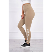 Brooklyn camel leggings