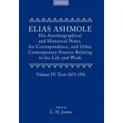 Ashmole, E: ELIAS ASHMOLE HIS AUTOBIOGRAPH