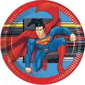 Procos Papirnati krožniki - Superman Krypton 23 cm 8 kos