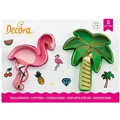 Decora Rezalniki Flamingo & Palma 2 kosa