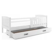 Interbeds Deciji krevet Kubus 200x90cm, Sa fiokom, Beli