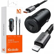 MCDODO Auto Punjac CC-7492/ 30W USB-C + Kabl 36W TIP-C NA LIGHTNING/ 1/2m