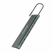 Hub USB Conceptronic 110518707101 Siva 100 W (1 kom.)
