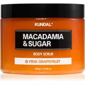 Kundal Piling za tijelo s ružicastim grejpfrutom, 550 g
