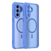 Hibridni ovitek HaloFrost II MagSafe za Samsung Galaxy A37 - sky blue