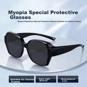 Baixiaoshe Unisex naocare za sunce, Crne
