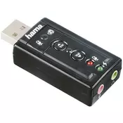 HAMA USB-zvočna kartica 7.1 SURROUND