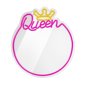 shumee FOREVER TF1 Queen barvito neonsko LED ogledalo
