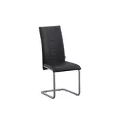 STOLICA crna metal, tekstil