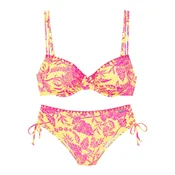 VENICE BEACH Bikini rumena / roza