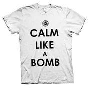 Rage Against The Machine Calm Like A Bomb (Back Print) White M Majica