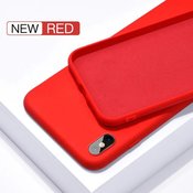 Liquid Silicone ovitek - Samsung Note10+ | Rdeč