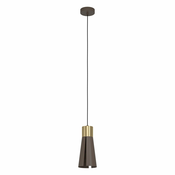 EGLO viseca lampa LOSALOMAS GU10 O13,5 cm moka mesing LED 345 lm 98838