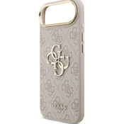 Guess GUESS ovitek za iPhone 17 Air GUHCP17M4GMGCPI (PU z velikim logotipom 4G Classic) v zlato-roza barvi