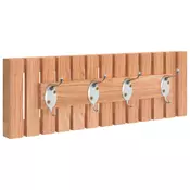 vidaXL vidaXL Stenski obešalnik 42x8,5x14 cm trdna orehovina, (21416198)