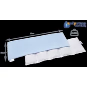 Medi Partners Thermophor with cherry seeds large 20x60 – 5 chambers Waffle – Light blue