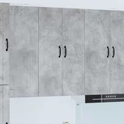 Ormar za Zid PORTO Betonski sivi 60 x 31 x 100 cm