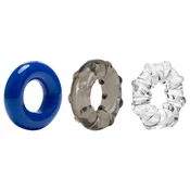 Ero STAY HARD TROJNI RAZTEGLJIVI 3PACK COCKRINGS