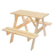 Timbela Piknik miza za 2 otroka, trden les jelke - zunanja in notranja uporaba - 60x80xV50 cm - Timbela M012-1, (21827974)