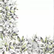 Serviete za decoupage Winter Greenery - 1 kos