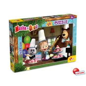 Lisciani Puzzle - Puzzle Máša a medveď - V kuchyni 24 dielikov - 1 - 39 kosov