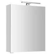 MIRRÓ ogledalna omarica z lučko LED, 60x70x16cm, leva/desna, bela - Bela - 60x70x16 cm - Sapho - MIRRÓ - 24 - MDF/laminat - 600 - 700 - 160 - IP44 - 457 - 6 - LED - 14
