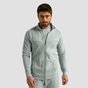 GymBeam Muška dukserica Zip Up Limitless Eucalypt