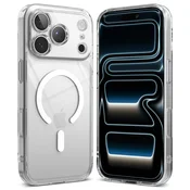 Ovitek Ringke Fusion Magnetic za iPhone 17 Pro/18 Pro - clear