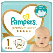 Pampers pelene Premium Care Newborn 1, 2-5 kg, 22 komada