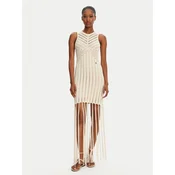 Patrizia Pepe Pletena obleka 2A2916/K260-B823 Bež Regular Fit