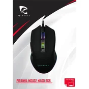 Igralna miška Piranha M400 RGB (PC)